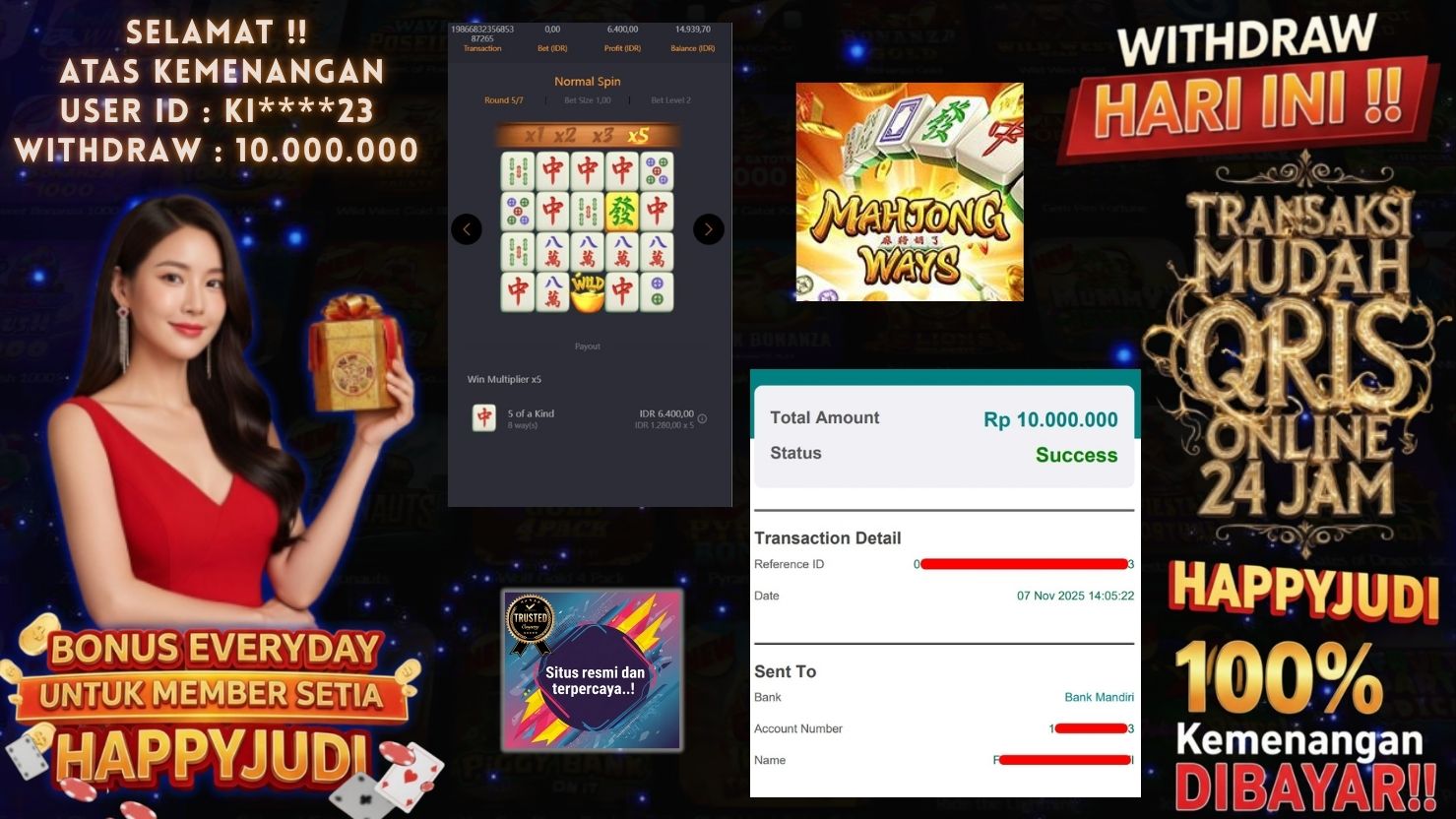 HAPPYJUDI JACKPOT SLOT MAHJONG WAYS 